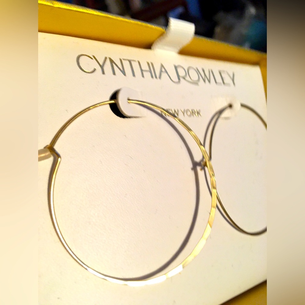 CYNTHIA ROWLEY 🔥🔥HOOPS NIB - Picture 3 of 4